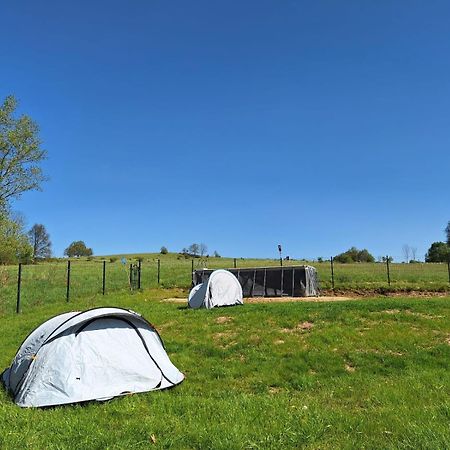 Camping, Zabierz Wlasny Namiot Kameralne Pole Namiotowe Z Basenem Kinem Plenerowym Miejscem Na Ognisko I Placem Zabaw Zywe Zwierzeta Agroturystyka Giebultow  외부 사진